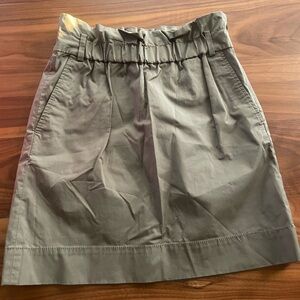 Banana Republic Taupe Gathered Waist Skirt